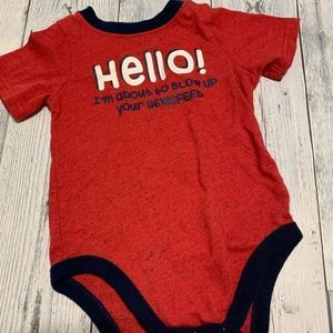 5 for $25 Garanimals Short sleeve onesie